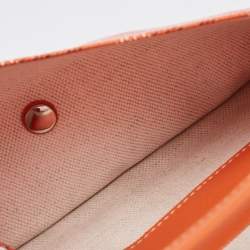 Goyard Orange Goyardine Coated Canvas Plumet Crossbody Bag