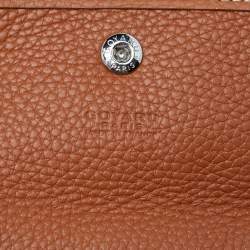 Pre Owned Goyard Brown Goyardine Coated Canvas and Leather Hardy PM Tote