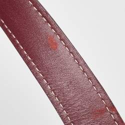 Pre Owned Goyard Burgundy Goyardine Coated Canvas and Leather Voltaire Tote