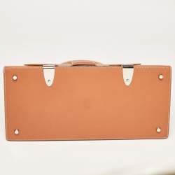 Goyard Brown Goyardine Coated Canvas and Leather Saigon MM Top Handle Bag