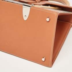 Goyard Brown Goyardine Coated Canvas and Leather Saigon MM Top Handle Bag