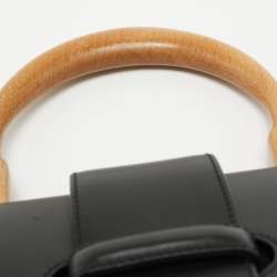 Pre Owned Goyard Black Goyardine Coated Canvas and Leather Saigon MM Top Handle Bag