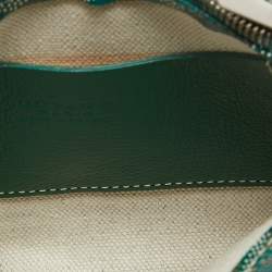 Goyard Green Goyardine Coated Canvas Plumet Crossbody Bag