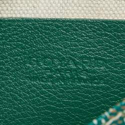 Goyard Green Goyardine Coated Canvas Plumet Crossbody Bag