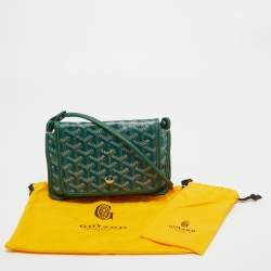 Goyard Green Goyardine Coated Canvas Plumet Crossbody Bag