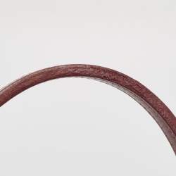 Pre Owned Goyard Burgundy Goyardine Coated Canvas and Leather Bellechasse PM Tote