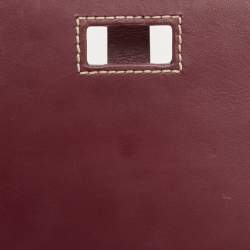 Goyard Burgundy Goyardine Coated Canvas and Leather Belvedere II PM Bag