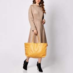 Goyard Yellow Goyardine Coated Canvas and Leather Saint Louis PM Tote