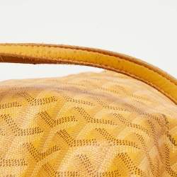 Goyard Yellow Goyardine Coated Canvas and Leather Saint Louis PM Tote