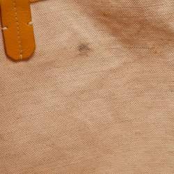 Goyard Yellow Goyardine Coated Canvas and Leather Saint Louis PM Tote
