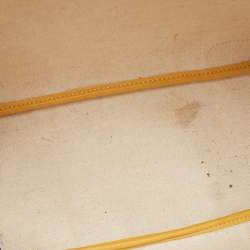 Goyard Yellow Goyardine Coated Canvas and Leather Grenadine Hobo