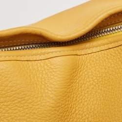 Goyard Yellow Goyardine Coated Canvas and Leather Grenadine Hobo