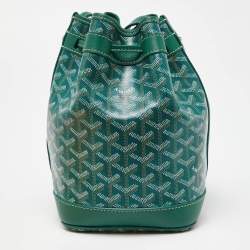 Goyard Green Goyardine Coated Canvas and Leather Petit Flot Bucket Bag