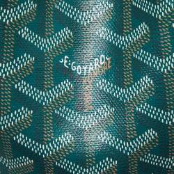 Goyard Green Goyardine Coated Canvas and Leather Petit Flot Bucket Bag
