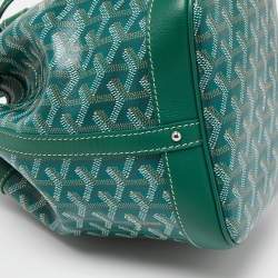 Goyard Green Goyardine Coated Canvas and Leather Petit Flot Bucket Bag