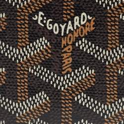 مملوكة مسبقًا Goyard Brown Goyardine Coated Canvas Bifold Card Holder 
