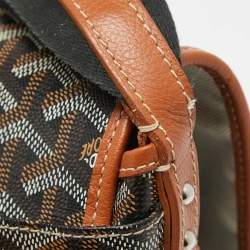 Goyard Brown Goyardine Coated Canvas and Leather Capetien Messenger Bag