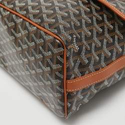 Goyard Brown Goyardine Coated Canvas and Leather Capetien Messenger Bag
