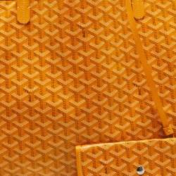 Goyard Mustard Goyardine Coated Canvas and Leather Saint Louis GM Tote