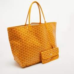 Goyard Mustard Goyardine Coated Canvas and Leather Saint Louis GM Tote