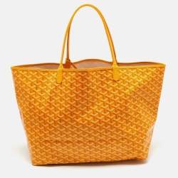 Goyard Mustard Goyardine Coated Canvas and Leather Saint Louis GM Tote