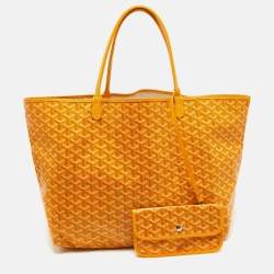 Goyard Mustard Goyardine Coated Canvas and Leather Saint Louis GM Tote