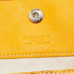 Goyard Mustard Goyardine Coated Canvas and Leather Saint Louis GM Tote