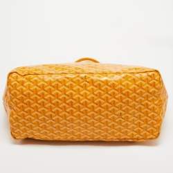 Goyard Mustard Goyardine Coated Canvas and Leather Saint Louis GM Tote