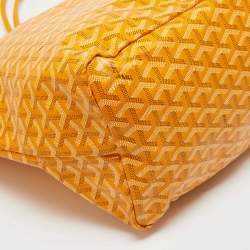Goyard Mustard Goyardine Coated Canvas and Leather Saint Louis GM Tote
