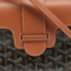 Goyard Brown Goyardine Coated Canvas and Leather Mini Saigon Top Handle Bag