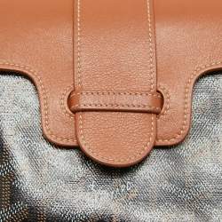 Goyard Brown Goyardine Coated Canvas and Leather Mini Saigon Top Handle Bag