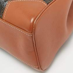 Goyard Brown Goyardine Coated Canvas and Leather Mini Saigon Top Handle Bag