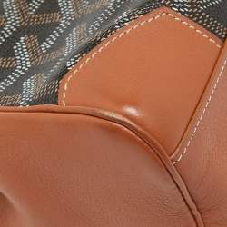 Goyard Brown Goyardine Coated Canvas and Leather Mini Saigon Top Handle Bag
