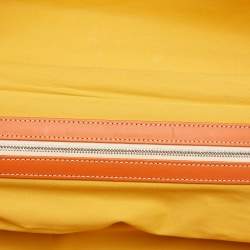 Goyard Orange Goyardine Coated Canvas Bourget PM Trolley Case