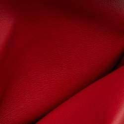 Goyard Red Goyardine Coated Canvas Double Flap Continental Wallet