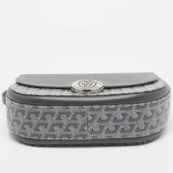 Goyard Grey Goyardine Coated Canvas and Leather 233 PM Shoulder Bag