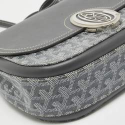 Goyard Grey Goyardine Coated Canvas and Leather 233 PM Shoulder Bag