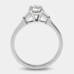 Graff Promise Diamond Platinum Engagement Ring Size 52