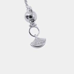 Pre Owned Graff Oval Cut Twin Constellation Diamond 18K White Gold Necklace