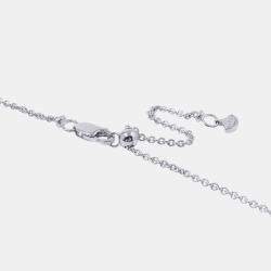 مملوكة مسبقًا Graff Tilda's Bow Pave 18K White Gold Diamond Pendant Necklace