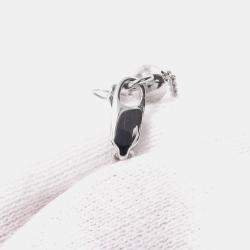 Pre Owned قلادة جراف وايلدفلاور المزدوجة من الذهب الأبيض عيار 18 مرصعة بالماس