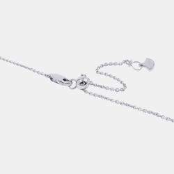 Pre Owned قلادة جراف وايلدفلاور المزدوجة من الذهب الأبيض عيار 18 مرصعة بالماس