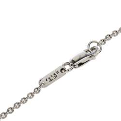 Graff Butterfly Silhouette Diamond 18K White Gold Pendant Necklace