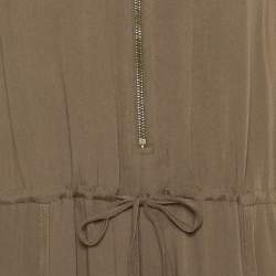 Greylin Military Green Synthetic Sleeveless Klark Jumpsuit M
