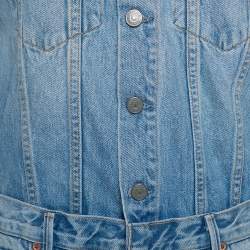 Grlfrnd Blue Denim Sloane Jumpsuit M