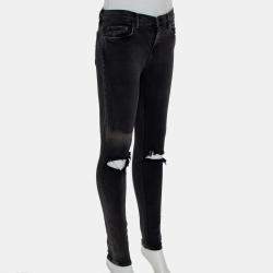 Grlfrnd Grey Denim Skinny Candice Jeans M