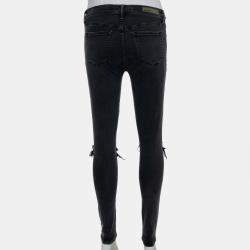 Grlfrnd Grey Denim Skinny Candice Jeans M