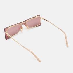 Gucci Pink GG0363S Flip Up Rectangular Sunglasses