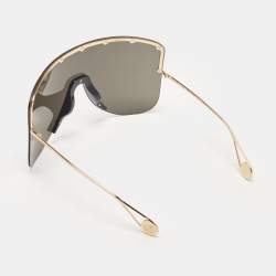 مملوكة مسبقًا Gucci Black GG0541S Star Mask Shield Sunglasses