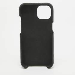 Gucci Black Jumbo GG Leather iPhone 15 Cover
